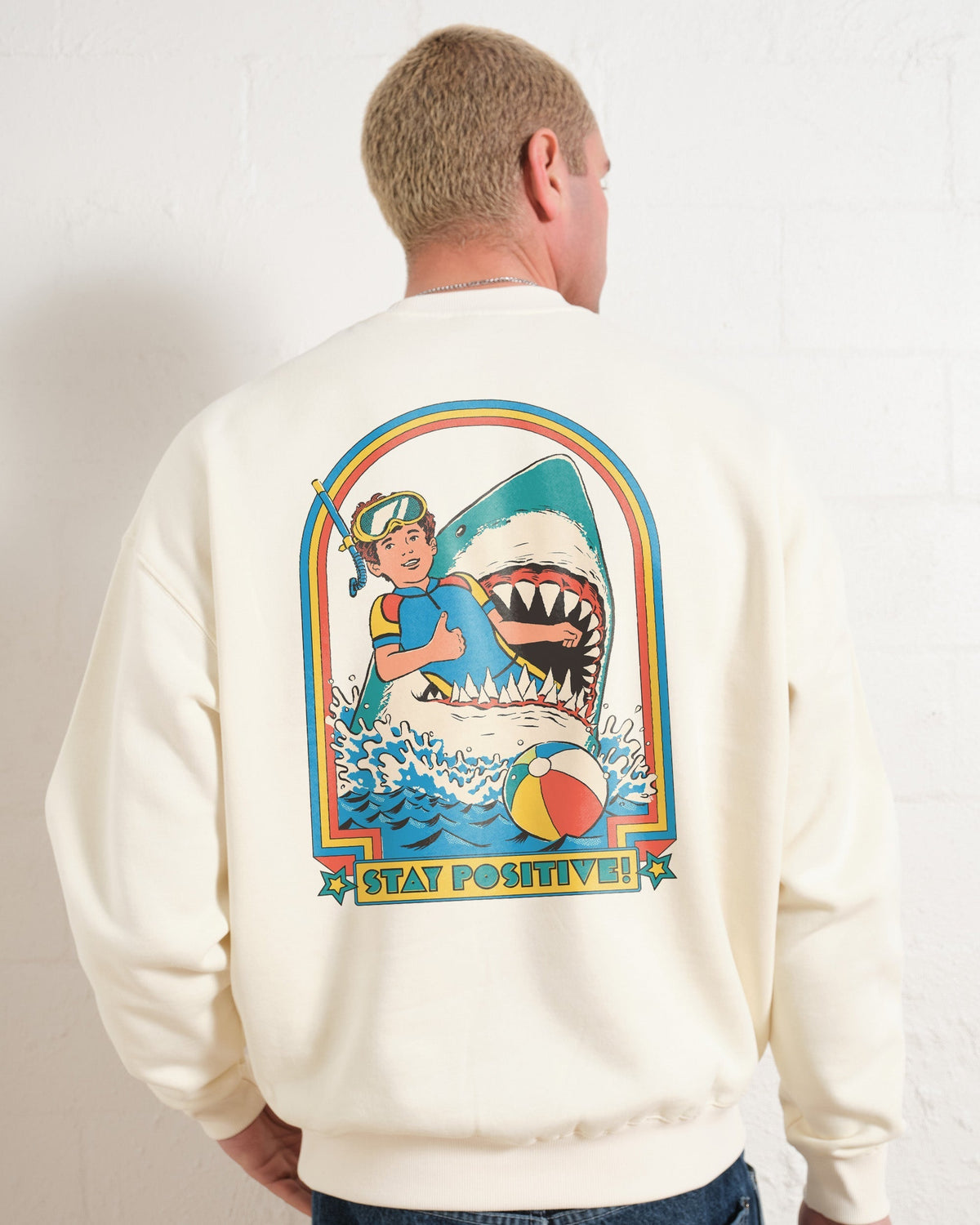 Stay Positive Front and Back Sweatshirt product image 1