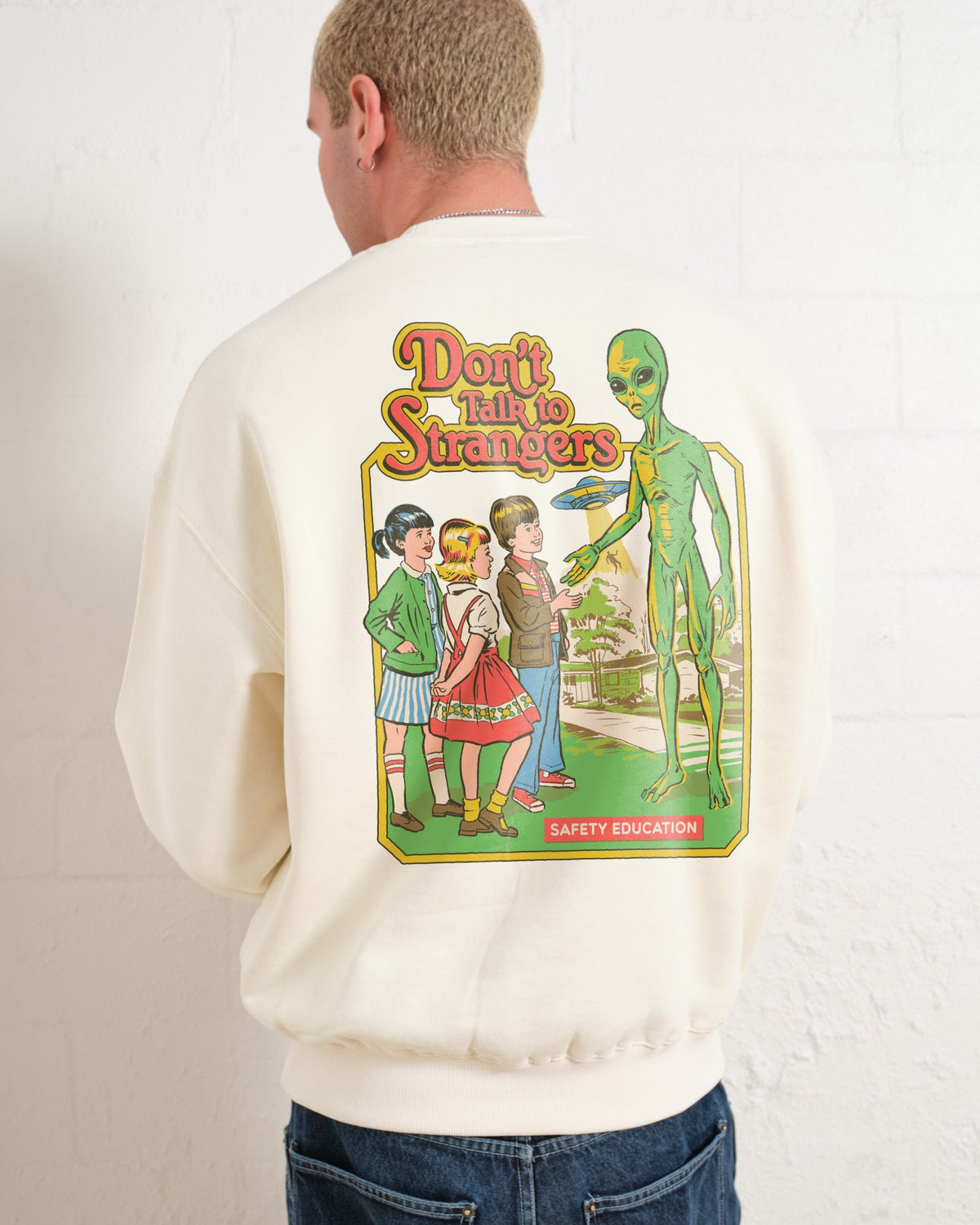 Don't Talk to Strangers Front and Back Sweatshirt product image 7