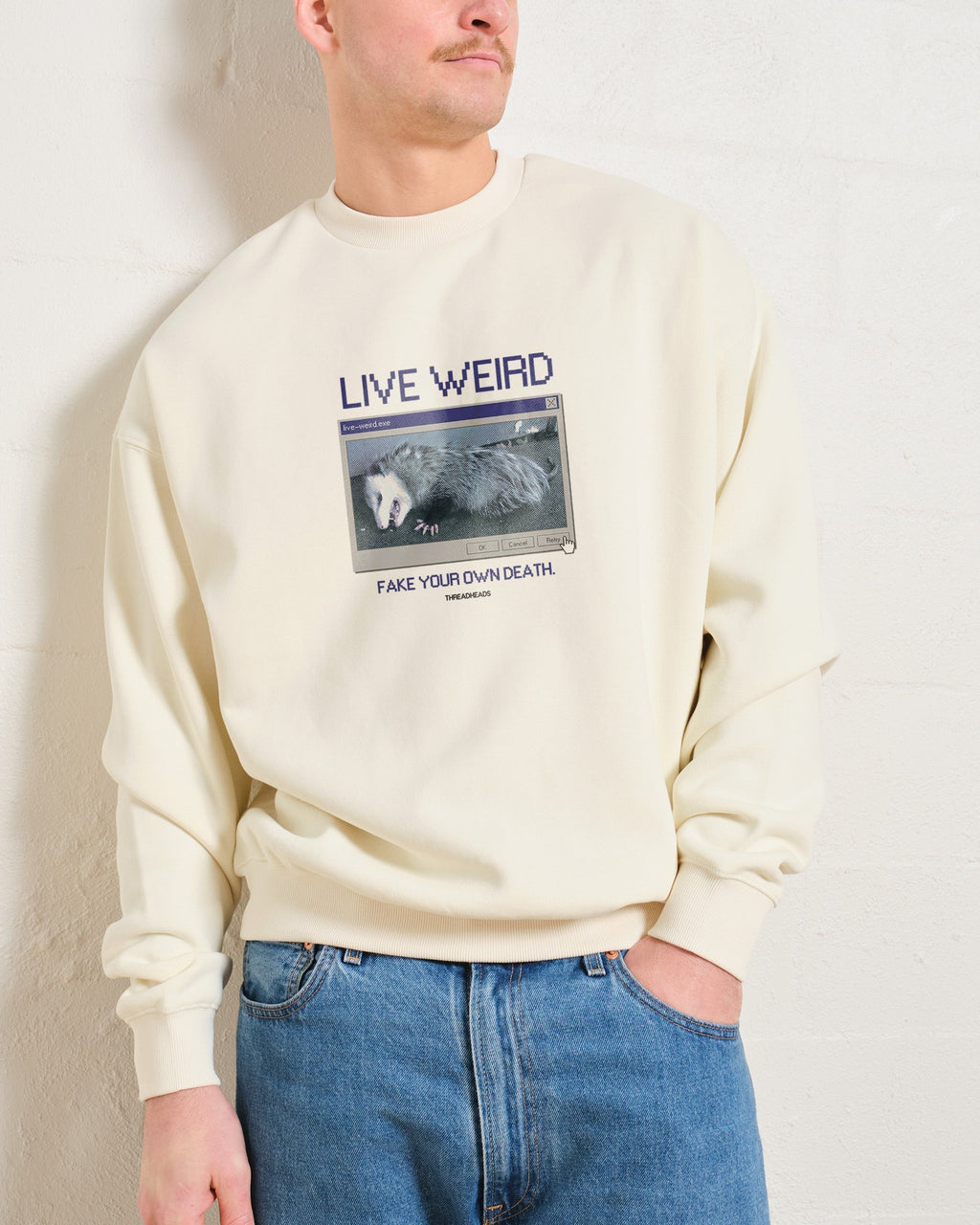 Live Weird, Fake Your Own Death Sweatshirt product image 4