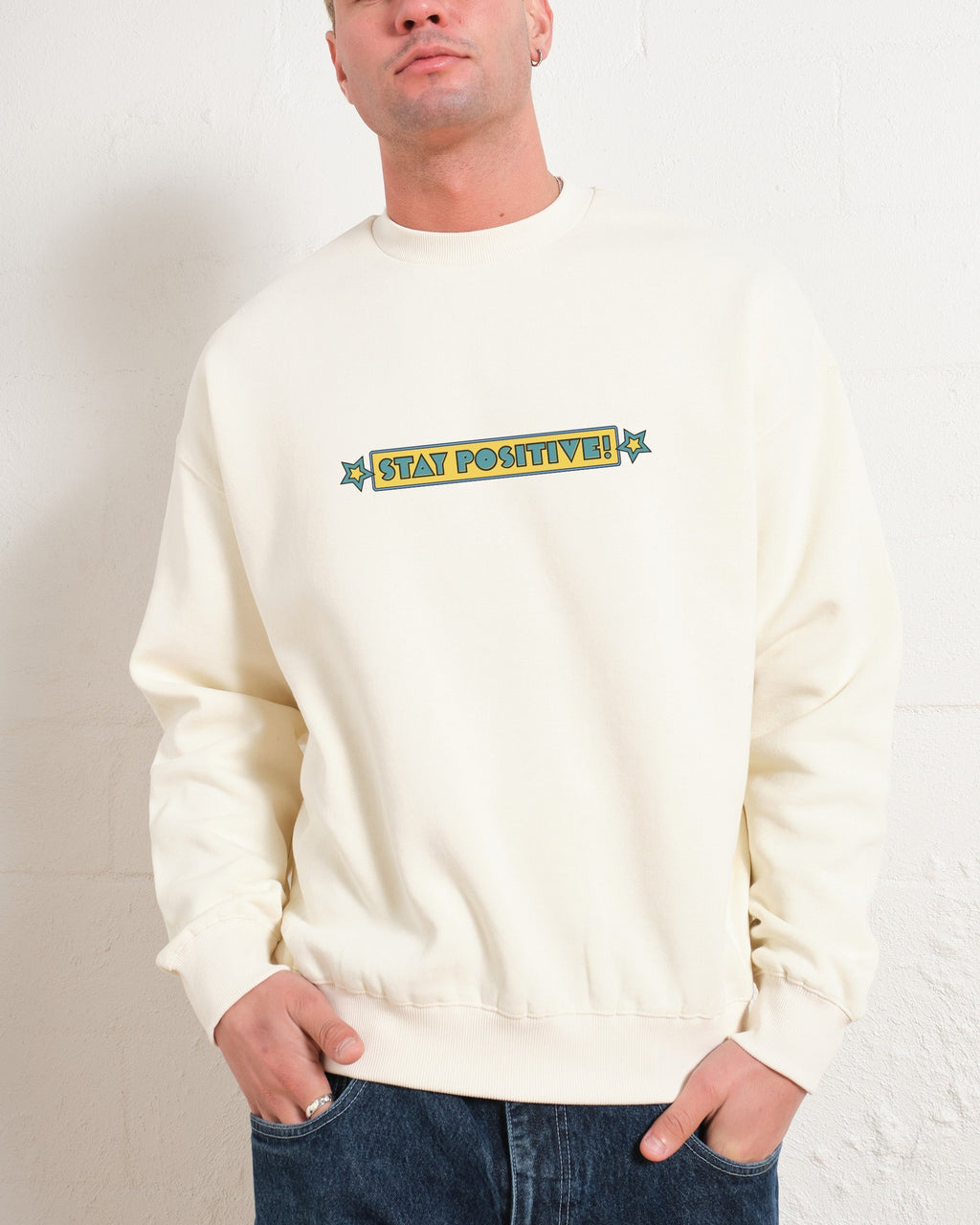 Stay Positive Front and Back Sweatshirt product image 2