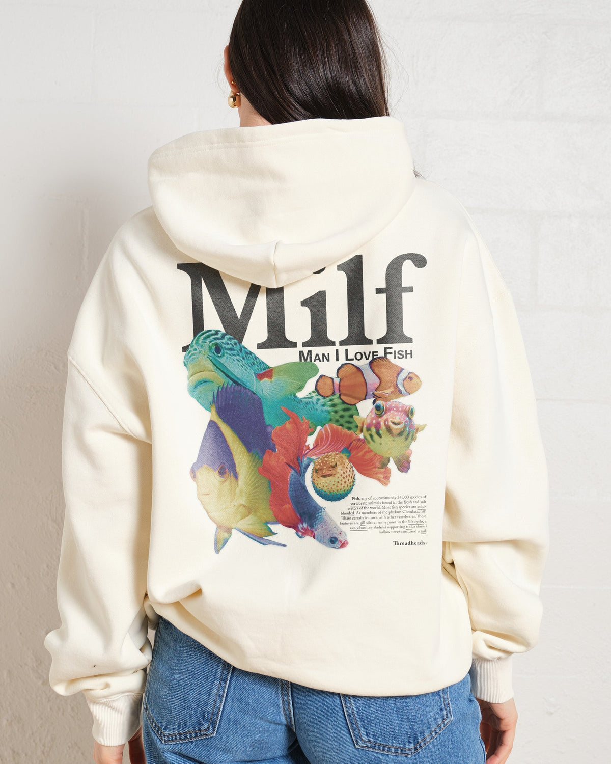 Man I Love Fish Front and Back Hoodie product image 3