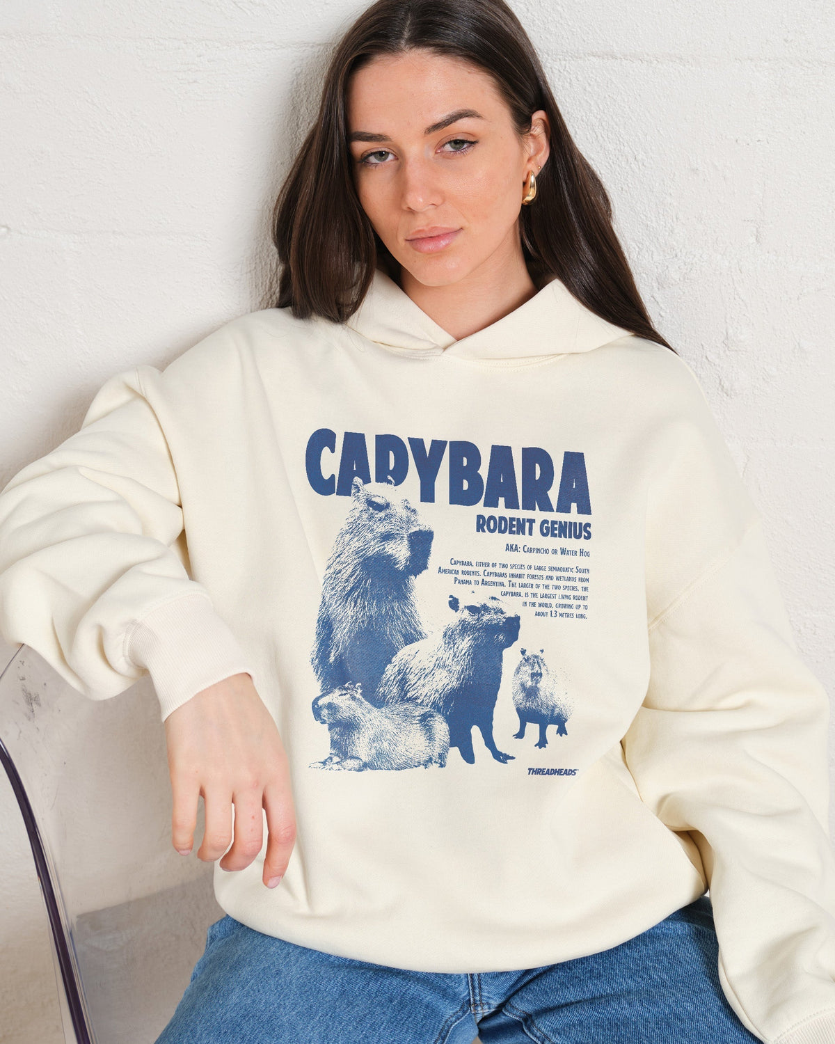 Capybara Rodent Genius Hoodie product image 1