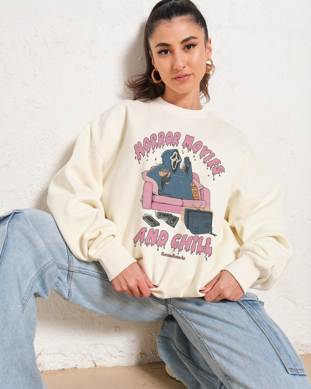 Horror Movies and Chill Sweatshirt product image 3