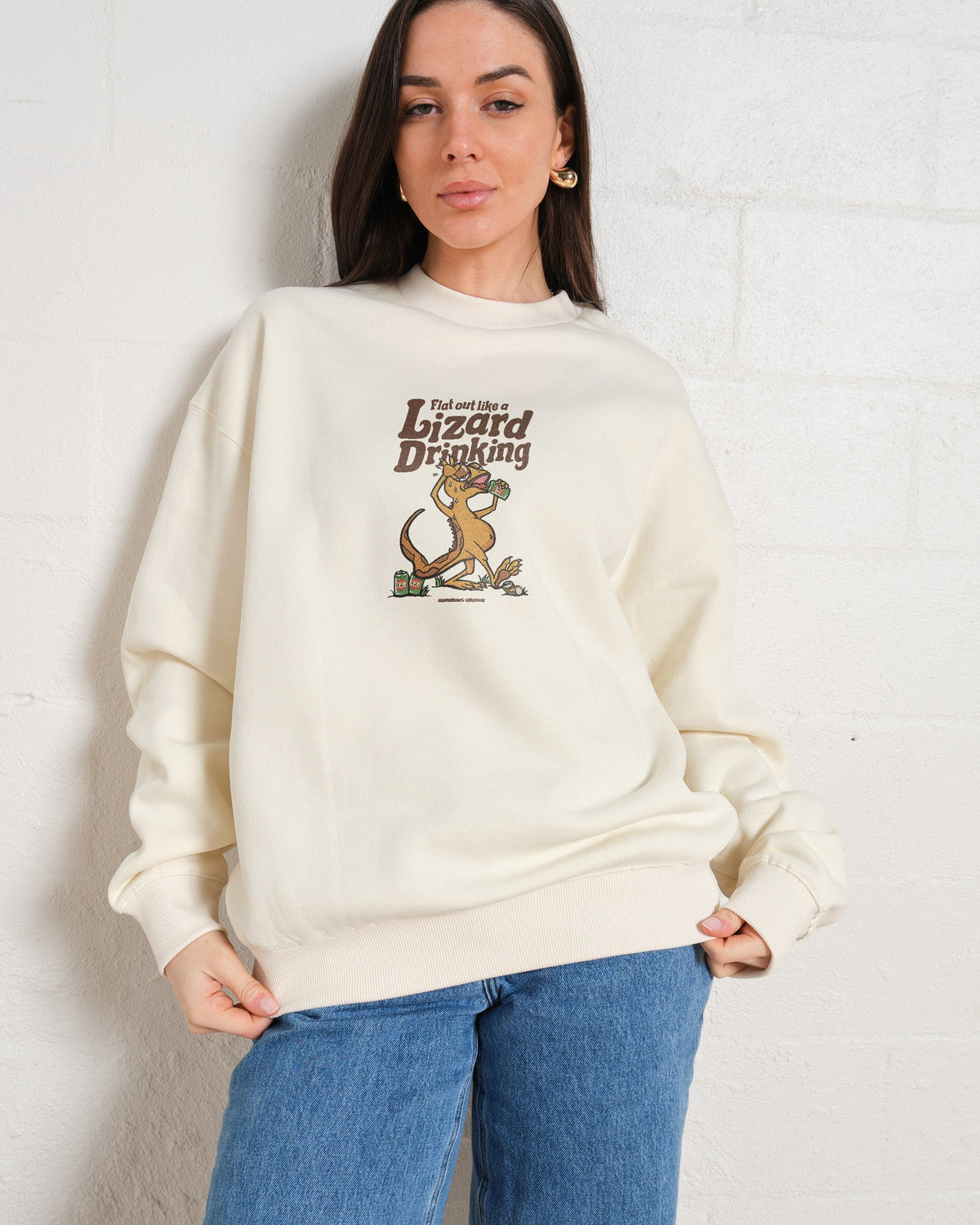 Flat Out Like a Lizard Drinking Sweatshirt product image 2