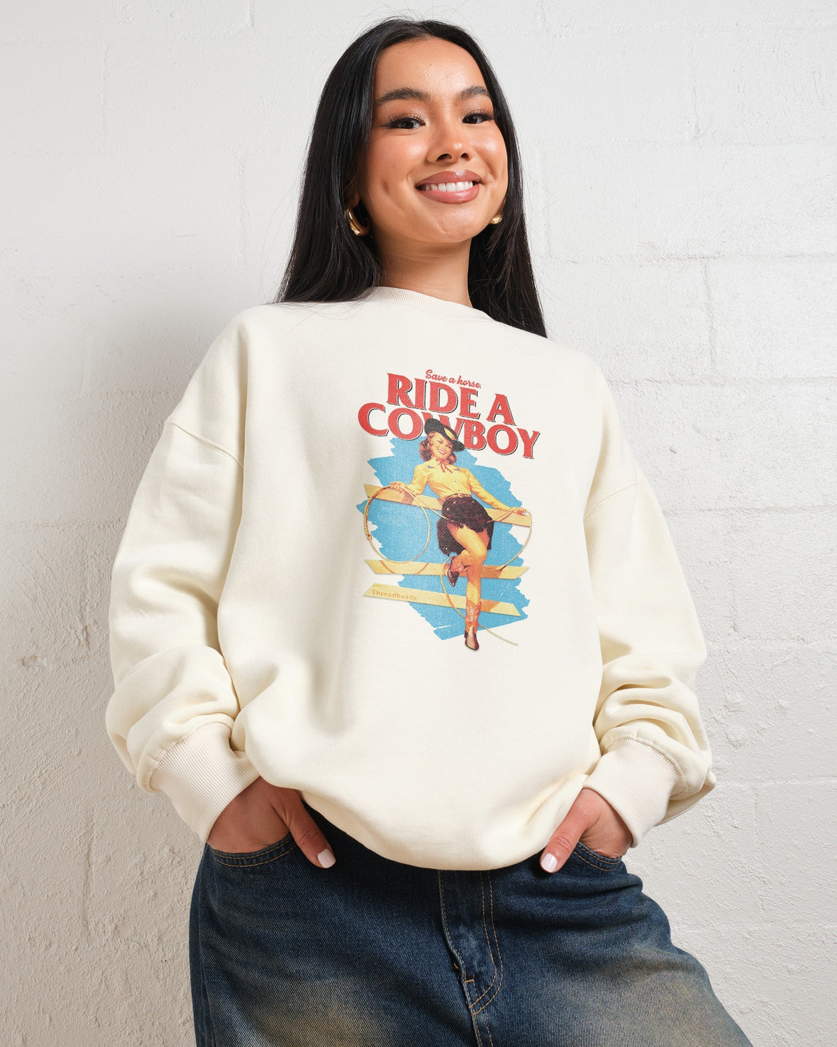 Save a Horse, Ride a Cowboy Sweatshirt product image 2