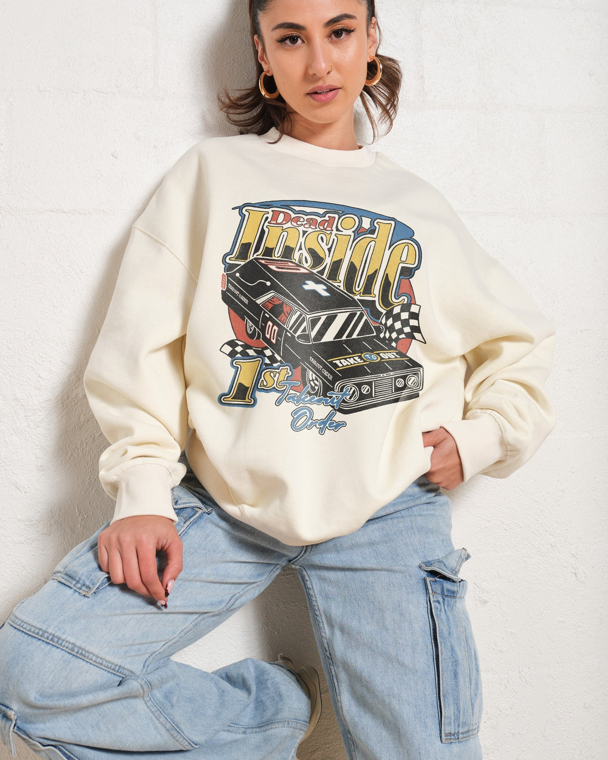 Dead Inside Hearse Sweatshirt product image 2