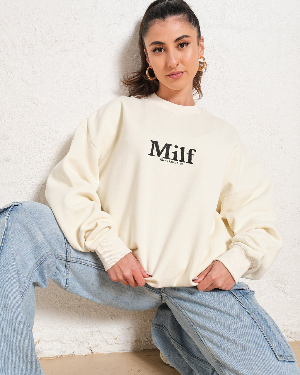 Man I Love Fish Front and Back Sweatshirt product image 2