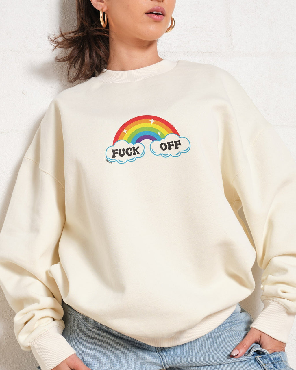 Fk Off Rainbow Sweatshirt product image 1