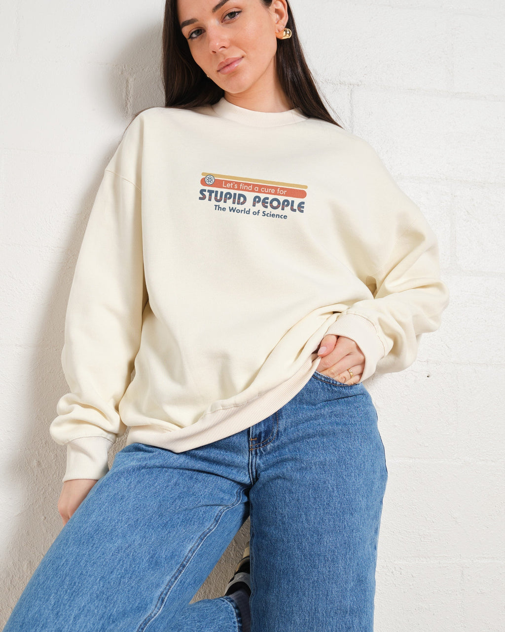 Let's Find a Cure for Stupid People Front and Back product image 3