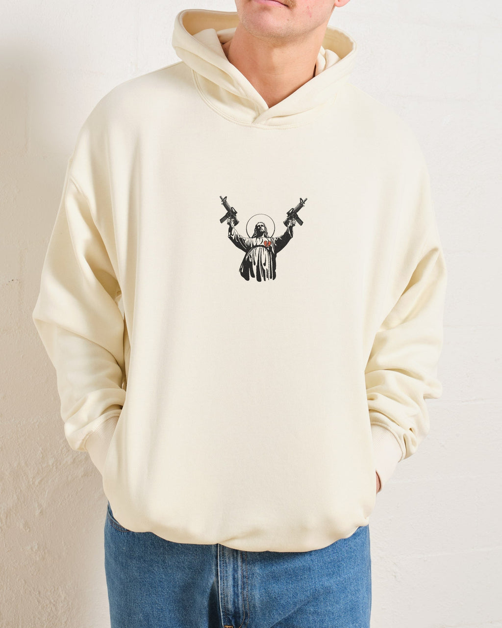 Machine Gun Christ Hoodie product image 1