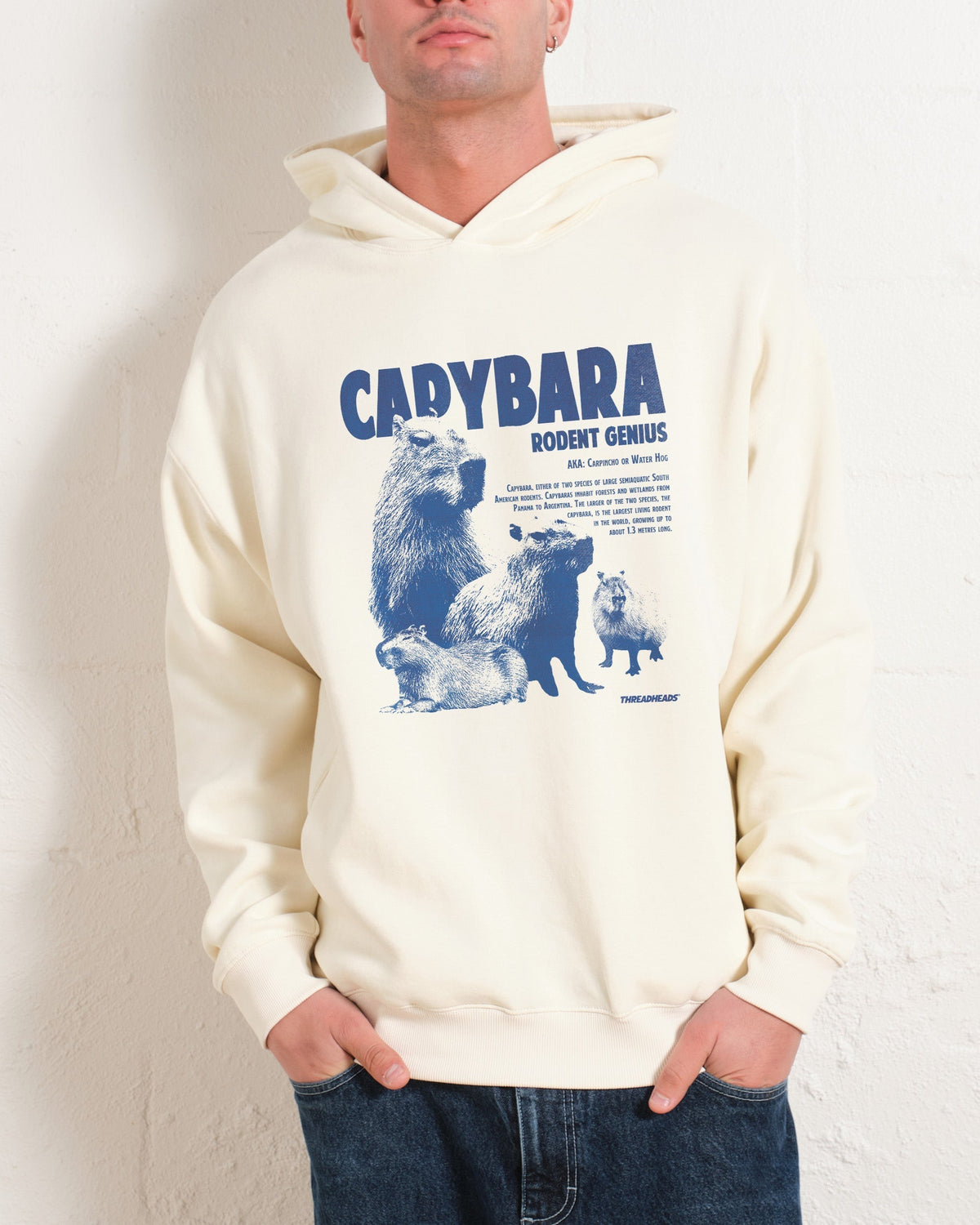 Capybara Rodent Genius Hoodie product image 2