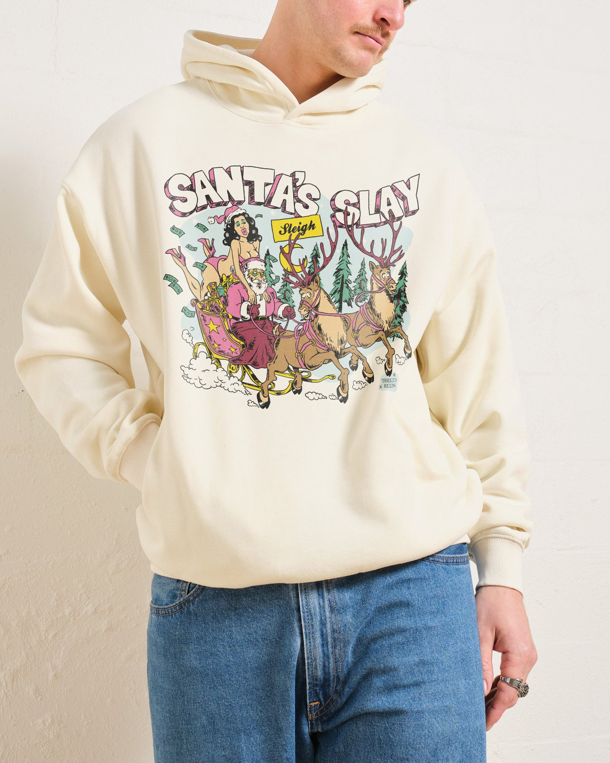 Santa Slay Hoodie product image 2