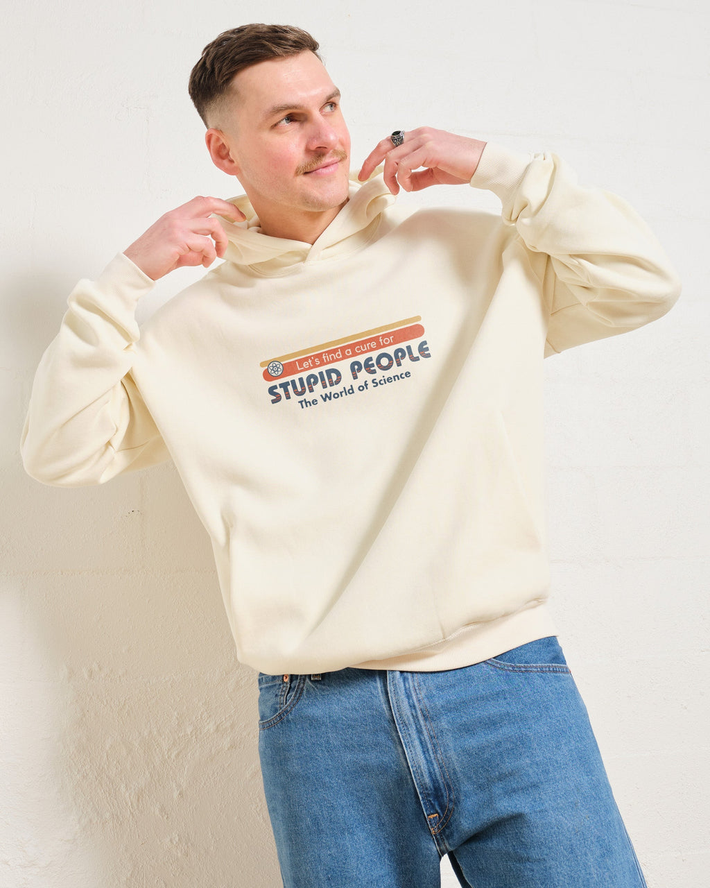 Let's Find a Cure for Stupid People Front and Back Hoodie product image 2