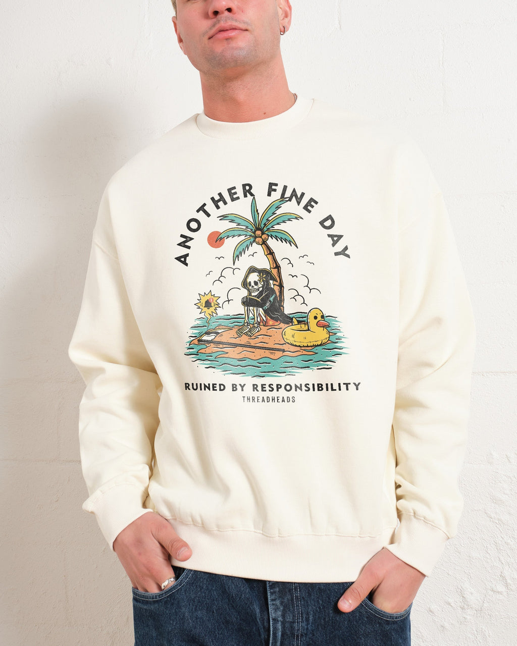 Another Fine Day Ruined by Responsibility Sweatshirt product image 4
