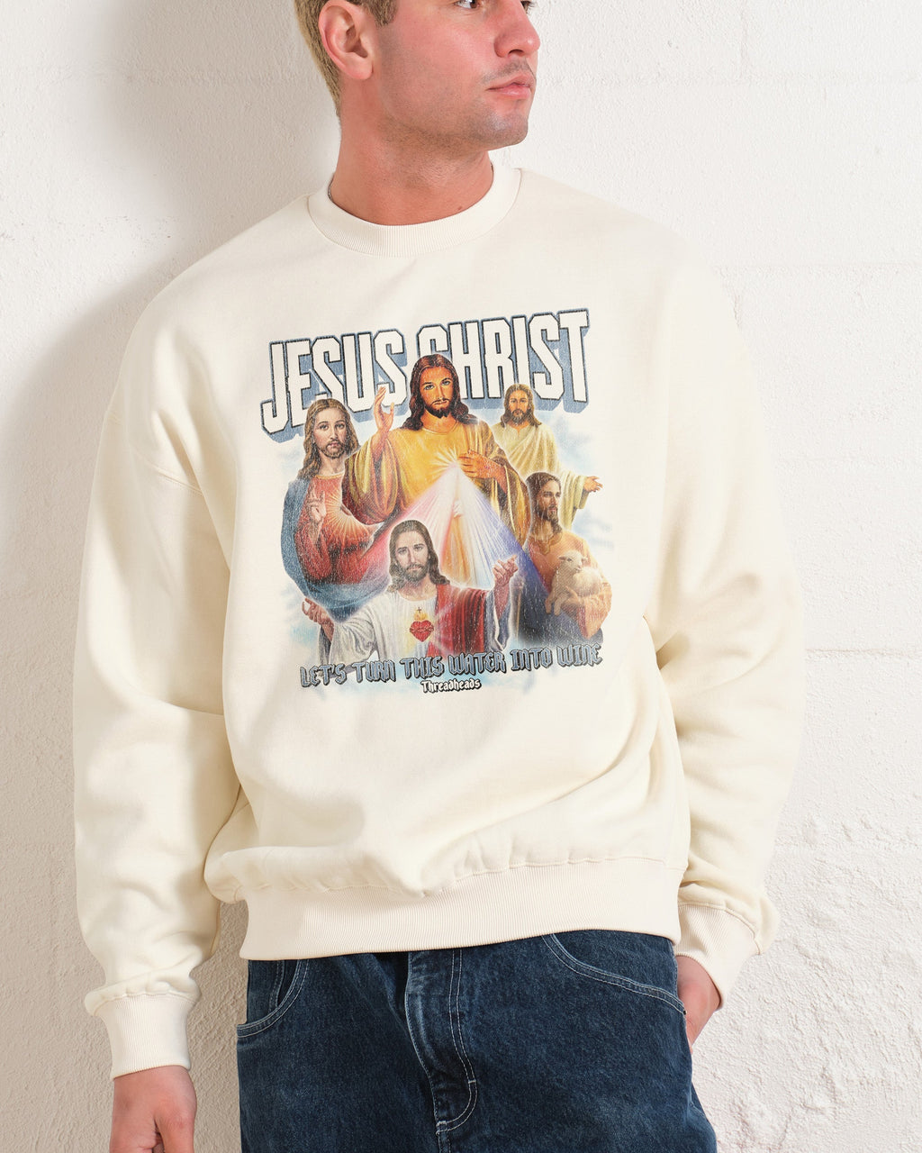 Vintage Jesus Christ Sweatshirt product image 3