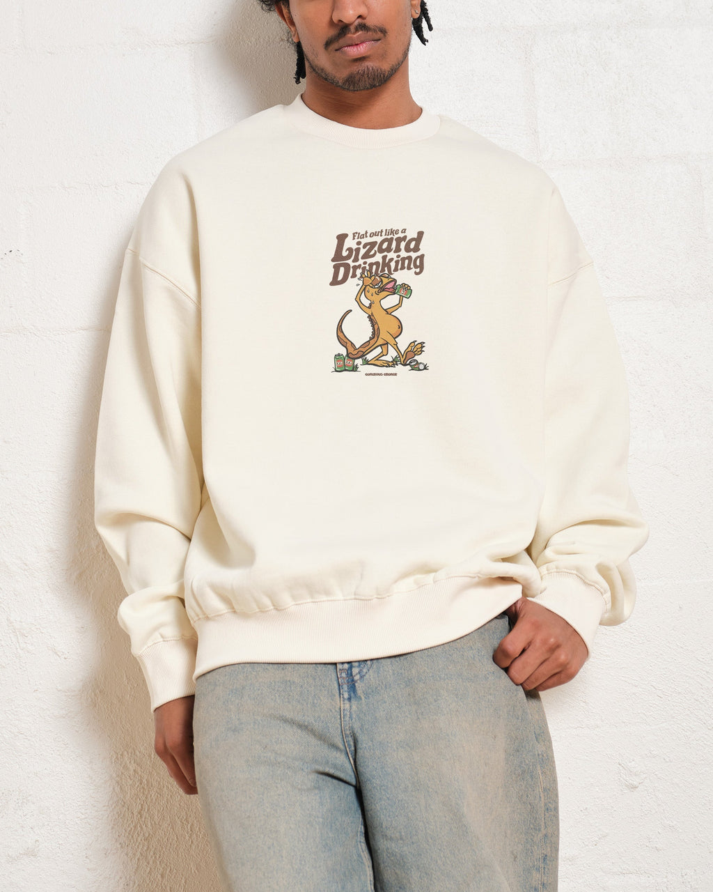 Flat Out Like a Lizard Drinking Sweatshirt product image 1