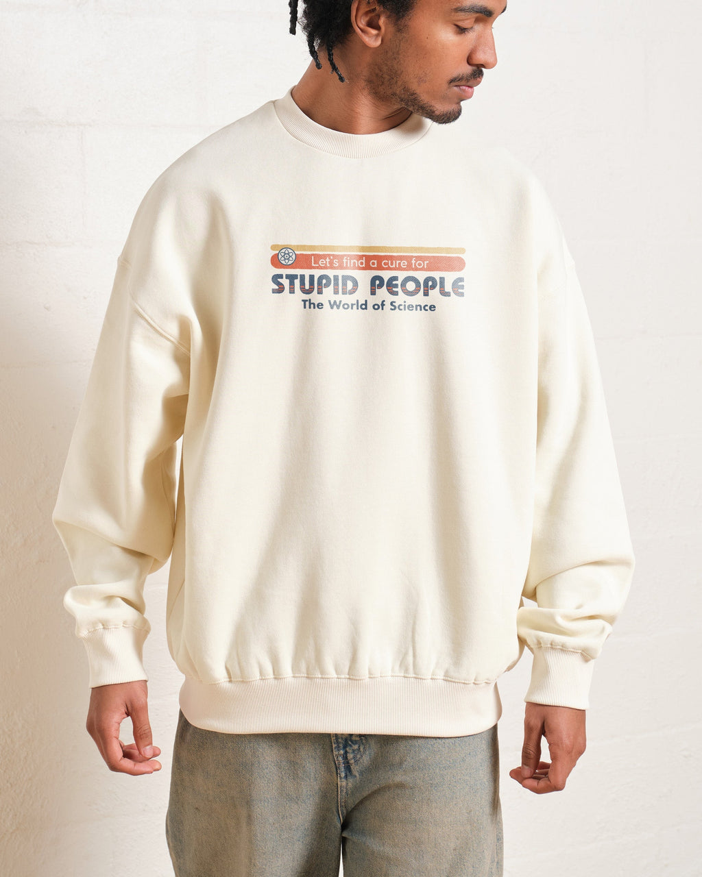 Let's Find a Cure for Stupid People Front and Back product image 2
