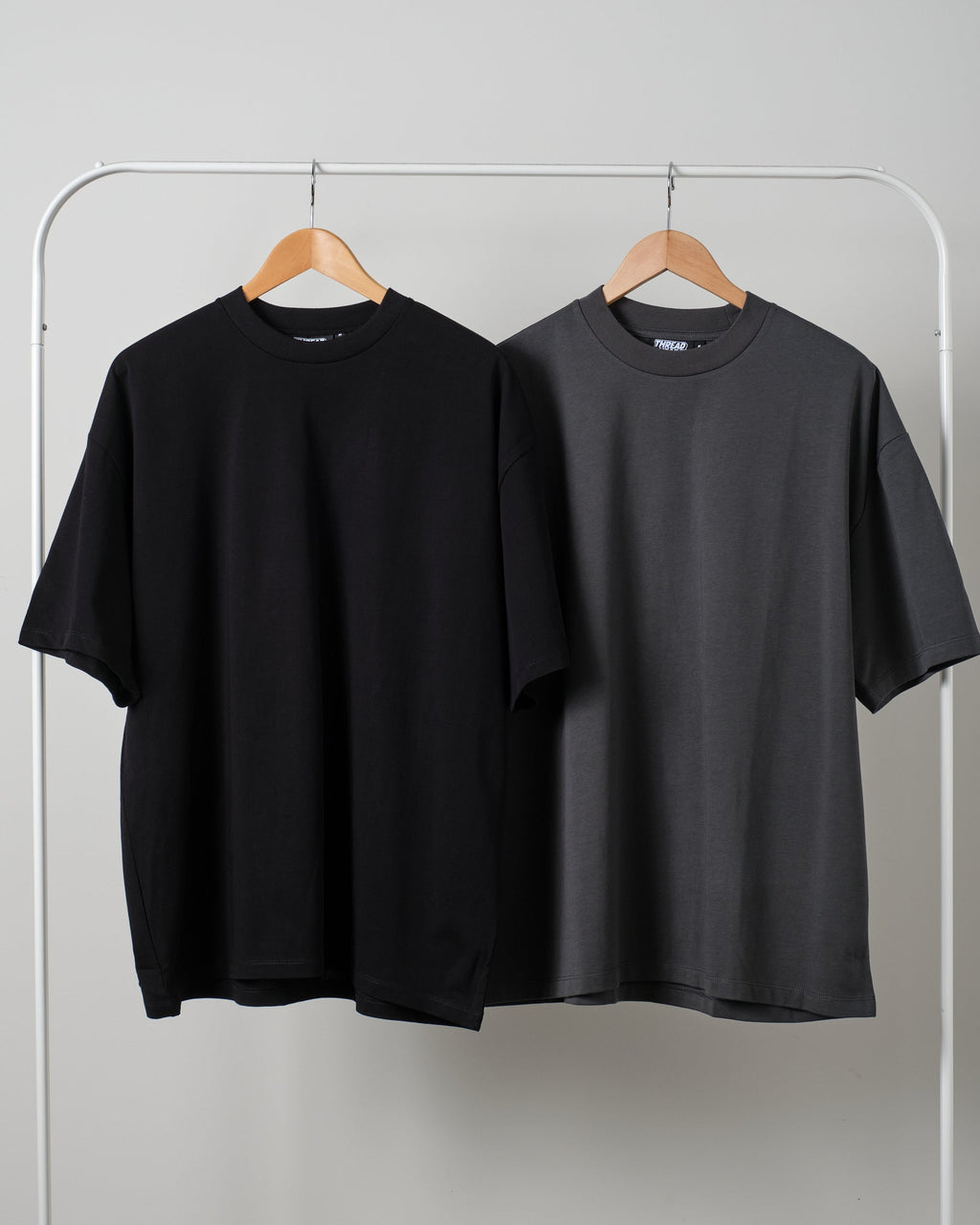 Oversized Tee 2 Pack: Black, Charcoal product image 1