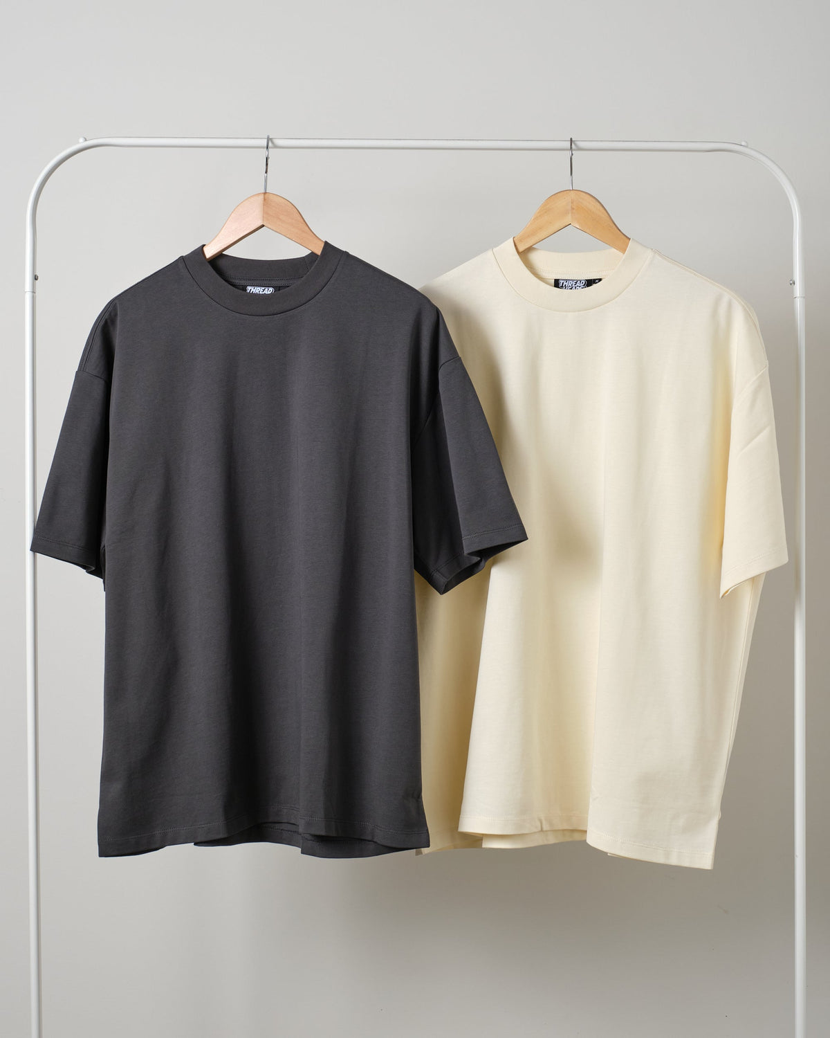 Oversized Tee 2 Pack: Charcoal, Natural product image 1