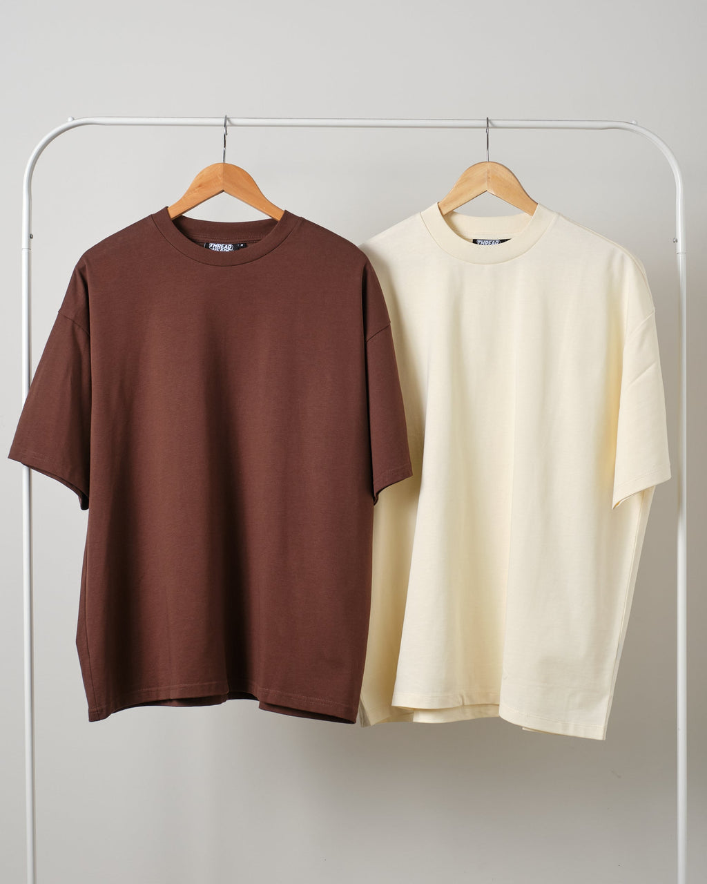 Oversized Tee 2 Pack: Natural, Brown product image 1