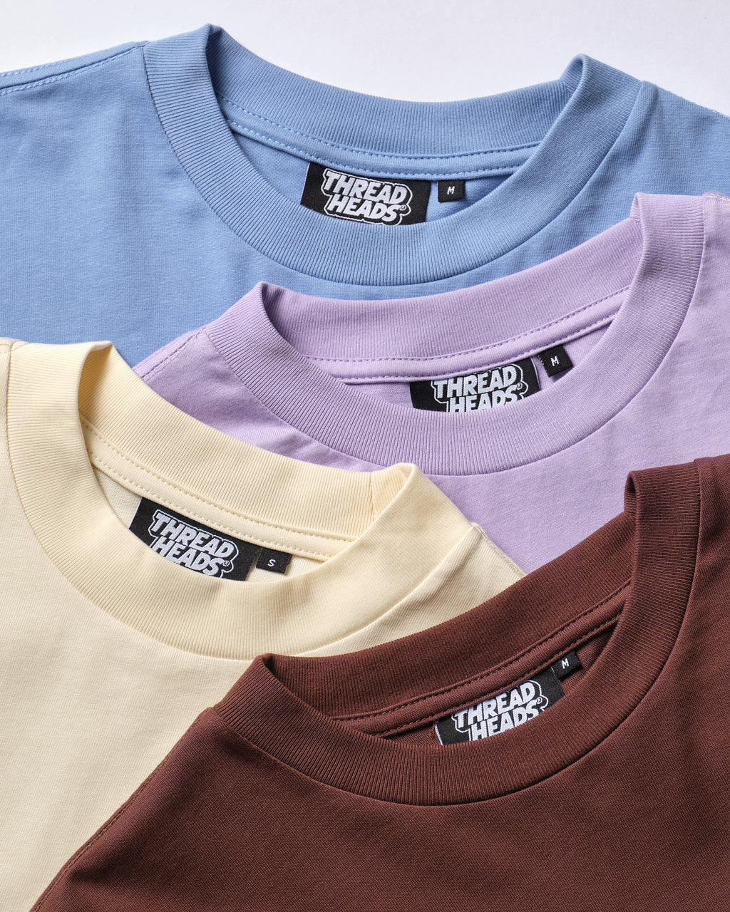 Oversized Tee 4 Pack: Powder Blue, Lilac, Natural, Brown product image 2