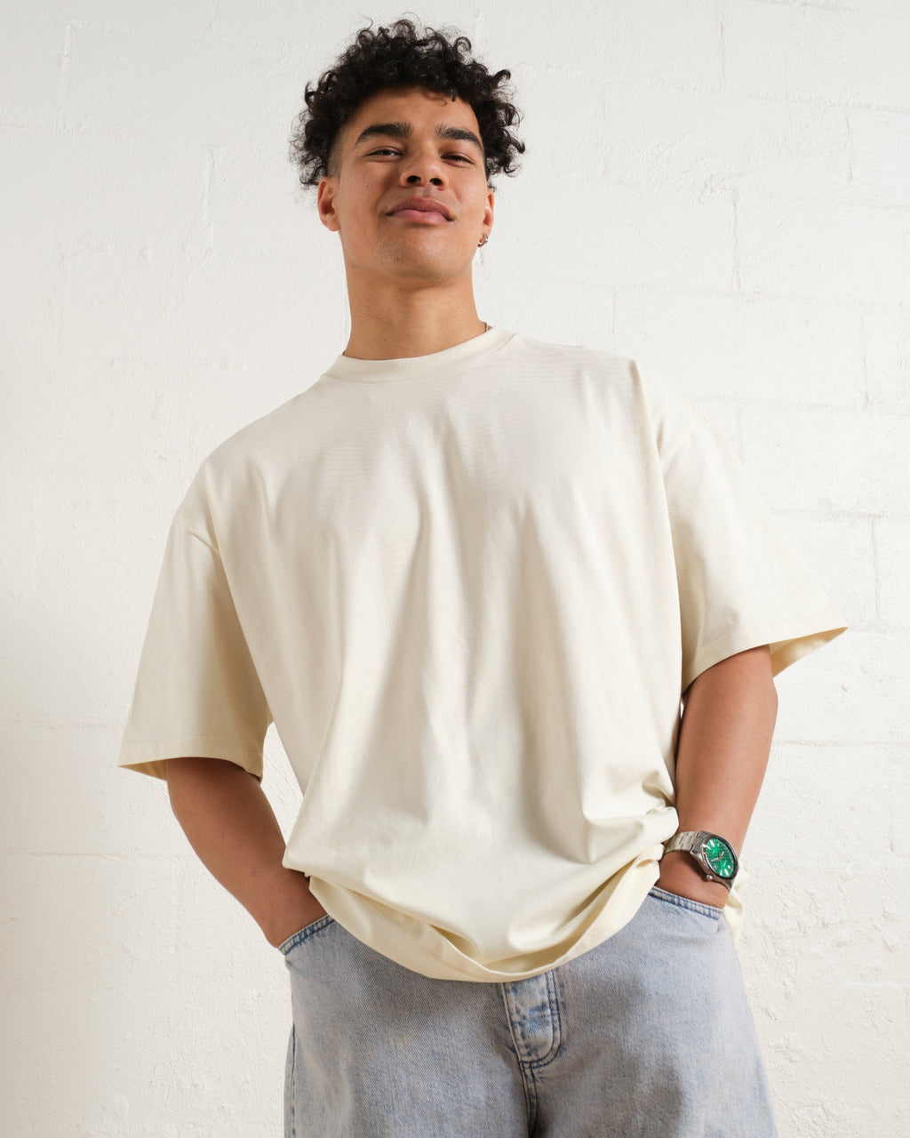 Oversized Tee 2 Pack: Black, Natural product image 5