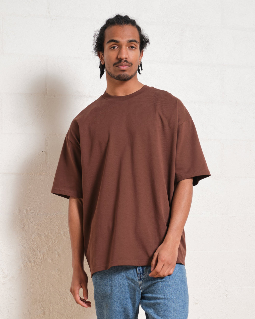 Oversized Tee 2 Pack: Natural, Brown product image 5