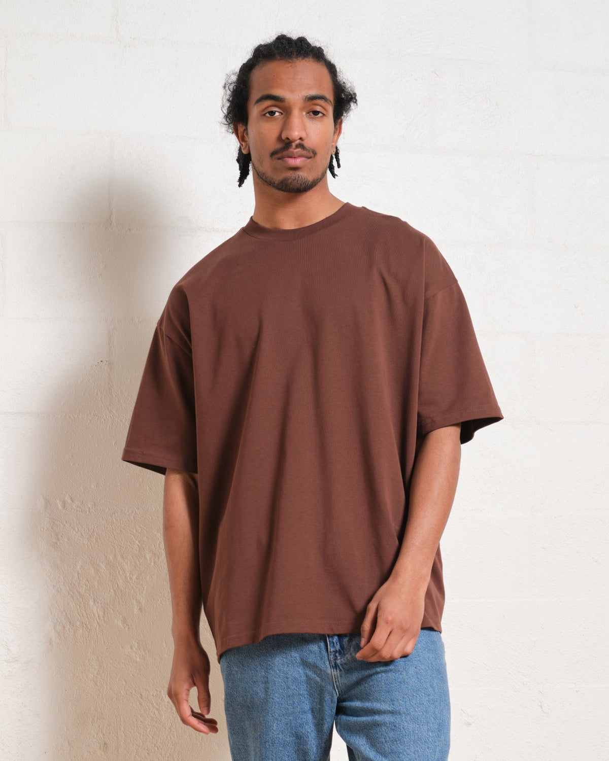 Oversized Tee 2 Pack: Natural, Brown product image 5