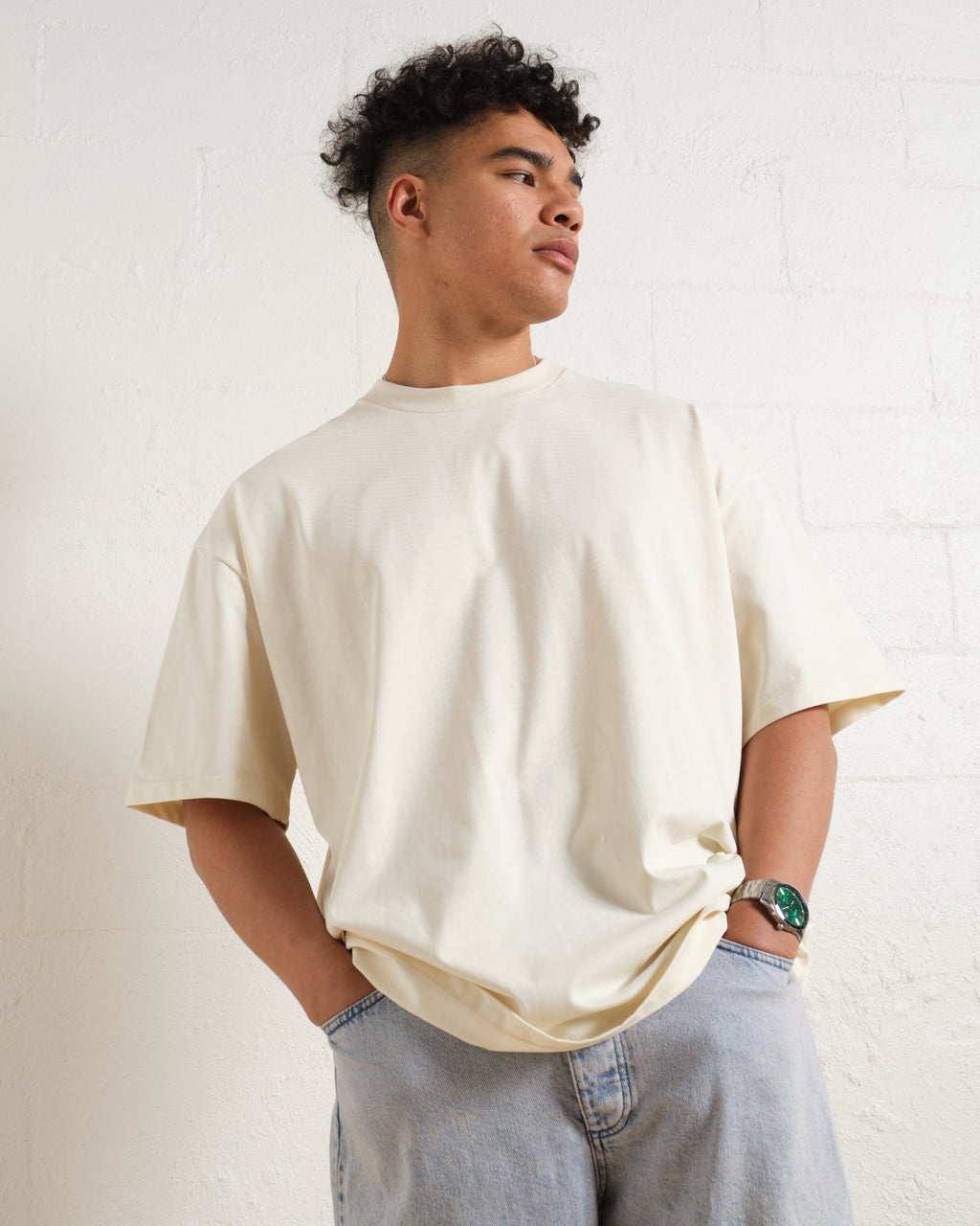 Oversized Tee 2 Pack: Natural, Brown product image 4