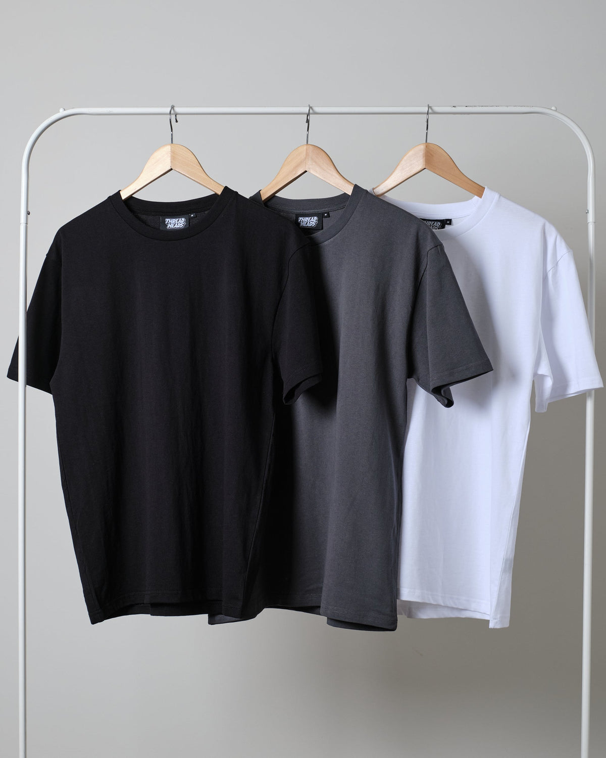 Classic Tee 3-Pack: Black, Charcoal, White product image 1