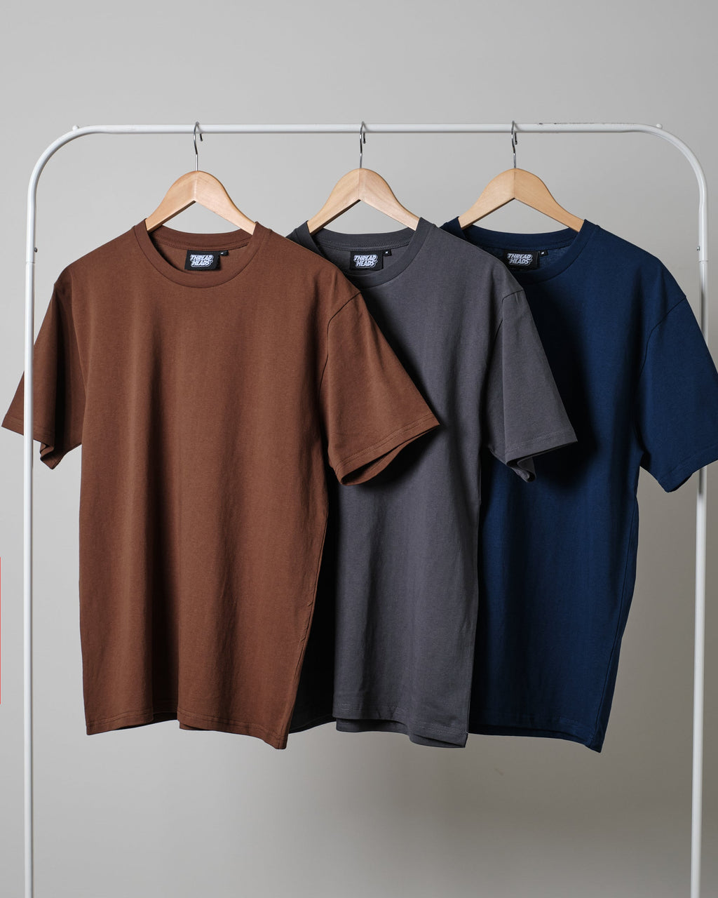 Classic Tee 3-Pack: Charcoal, Navy, Brown product image 1