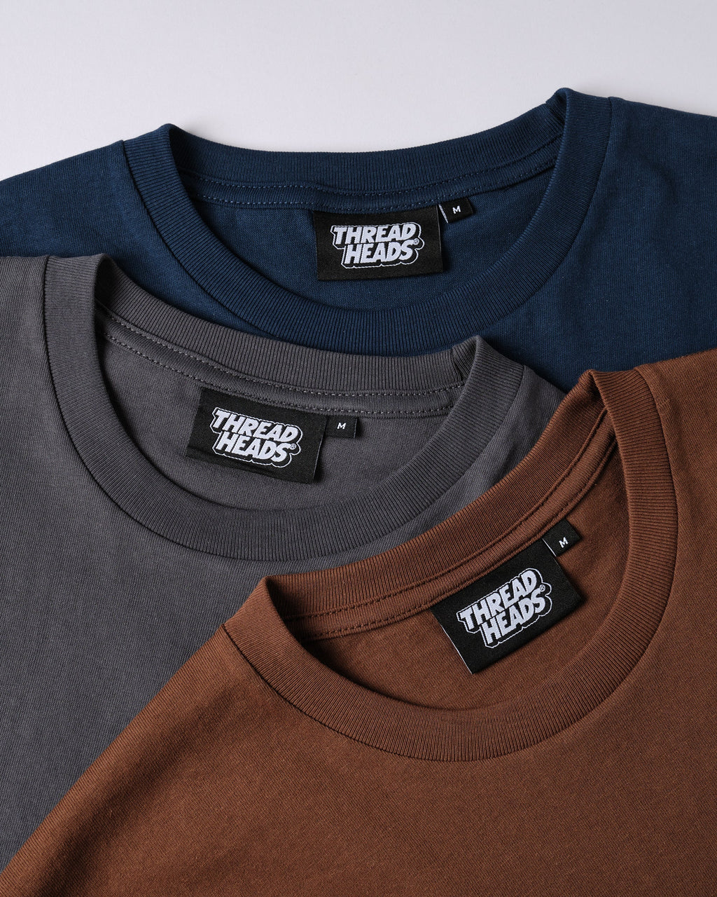 Classic Tee 3-Pack: Charcoal, Navy, Brown product image 3
