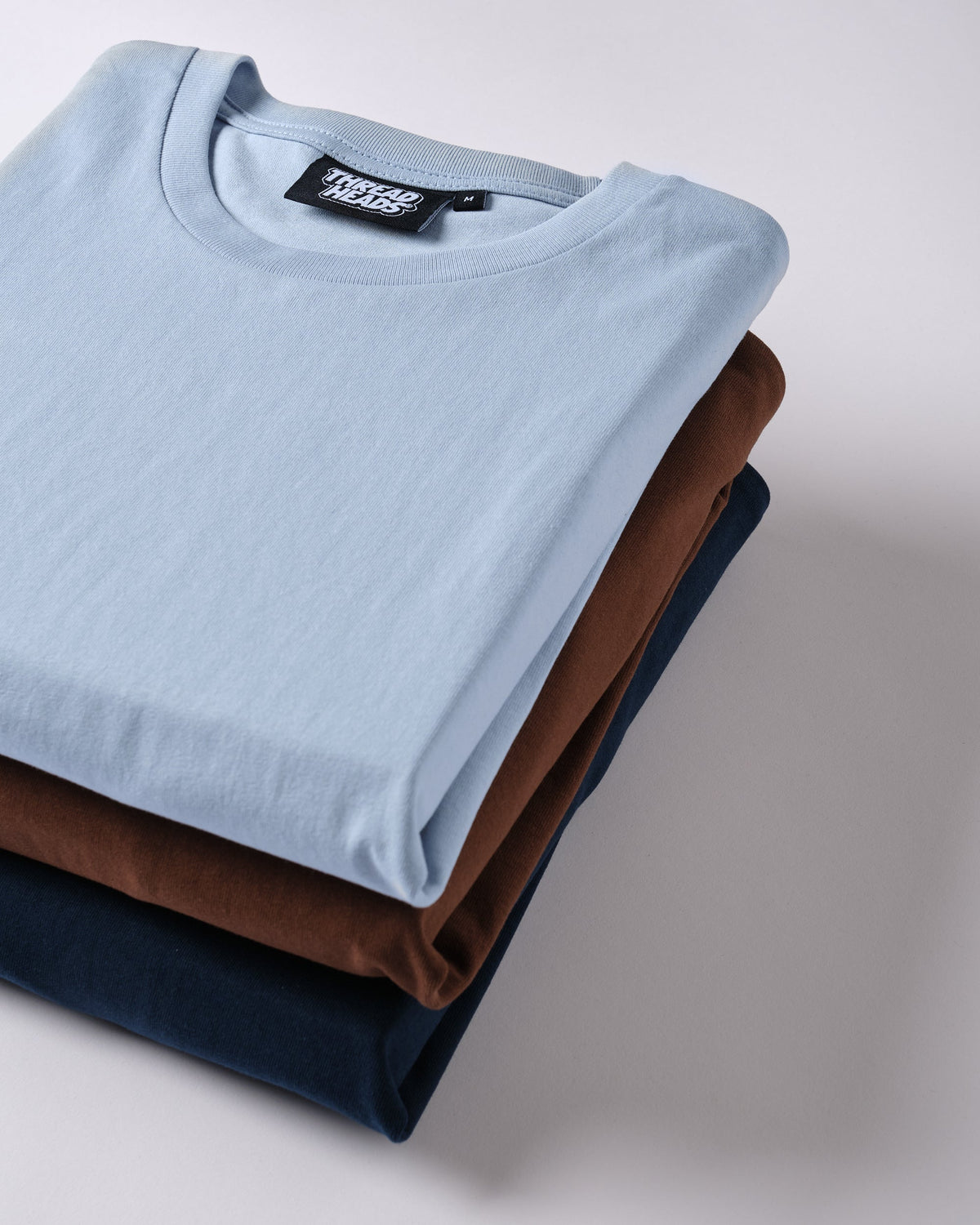 Classic Tee 3-Pack: Brown, Pale Blue, Navy product image 2