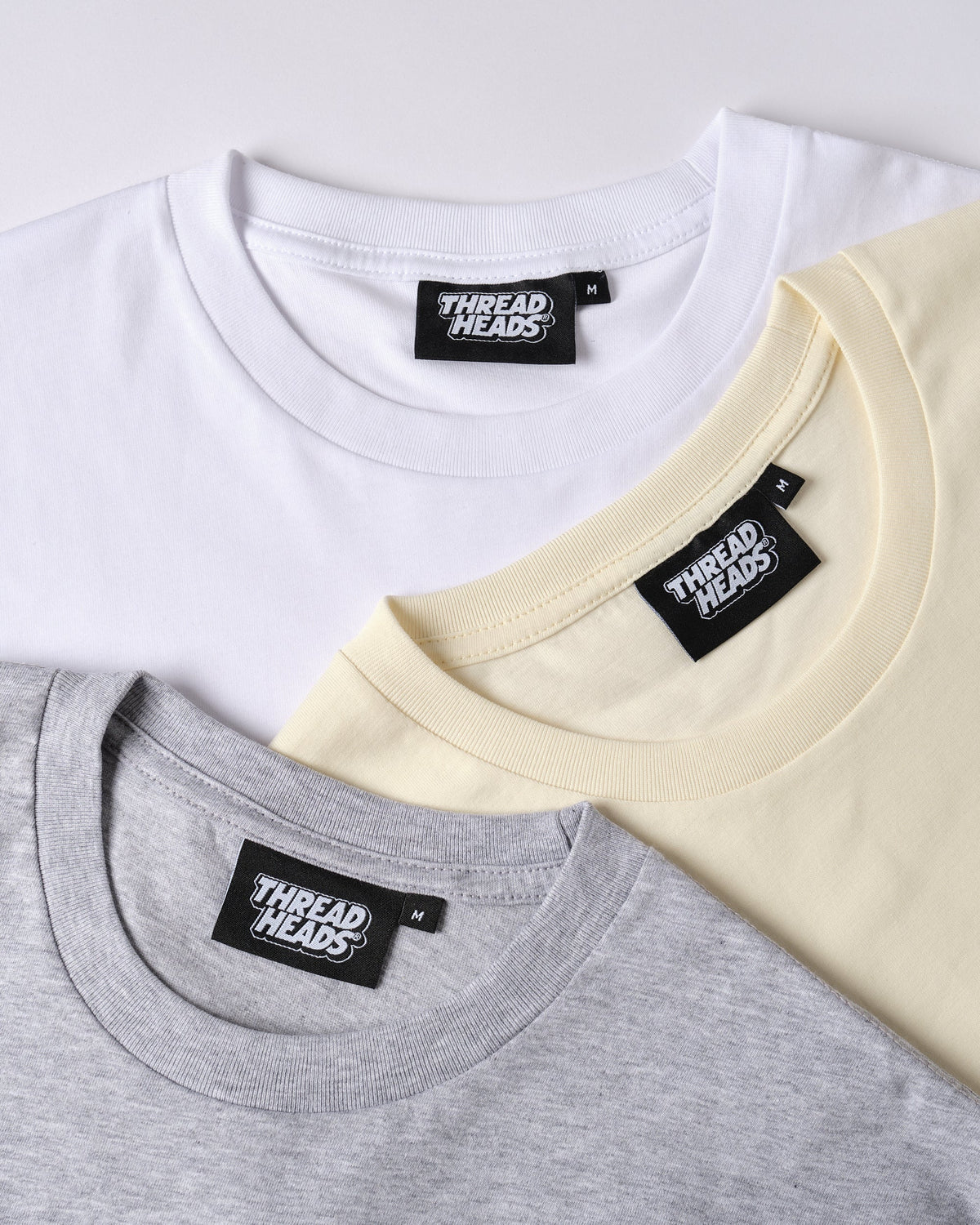 Classic Tee 3-Pack: Grey, Natural, White product image 3