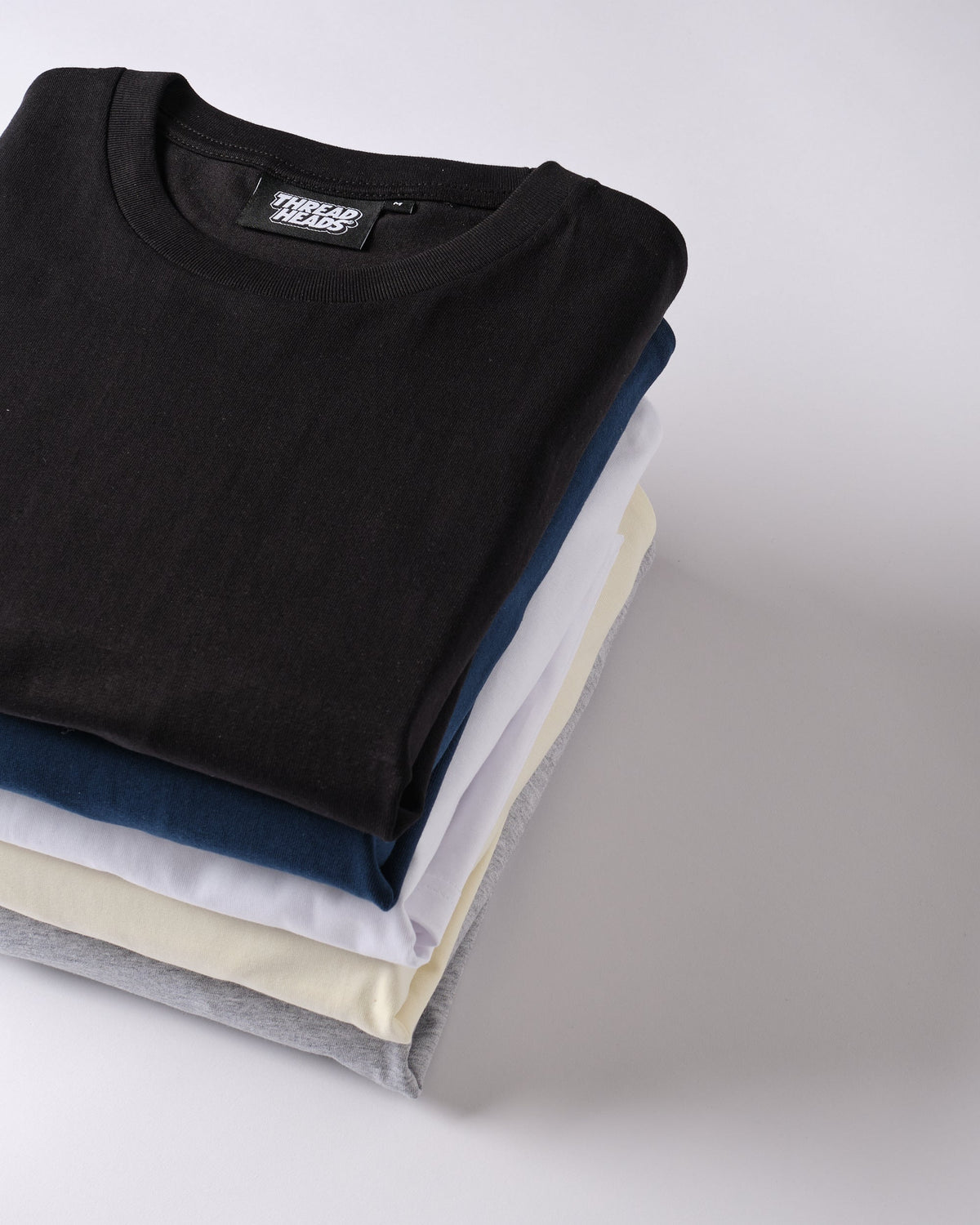 Classic Tee 5-Pack: Black, Navy, White, Natural, Grey product image 2
