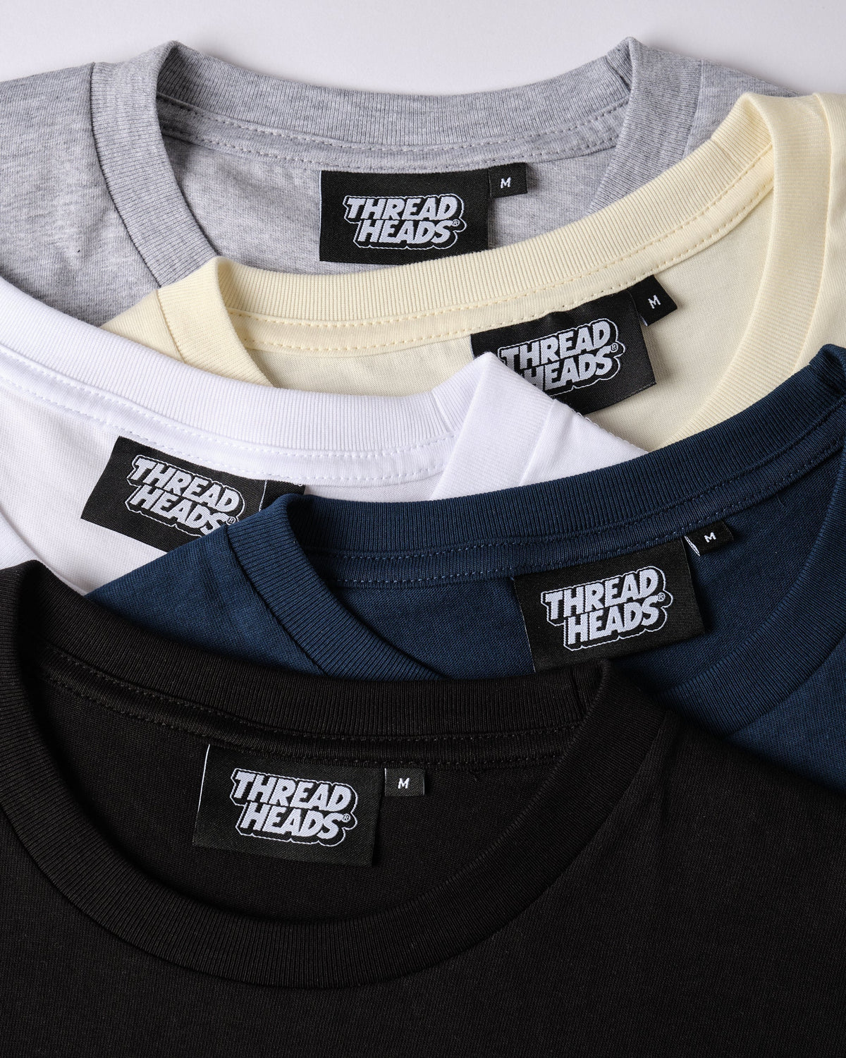 Classic Tee 5-Pack: Black, Navy, White, Natural, Grey product image 3