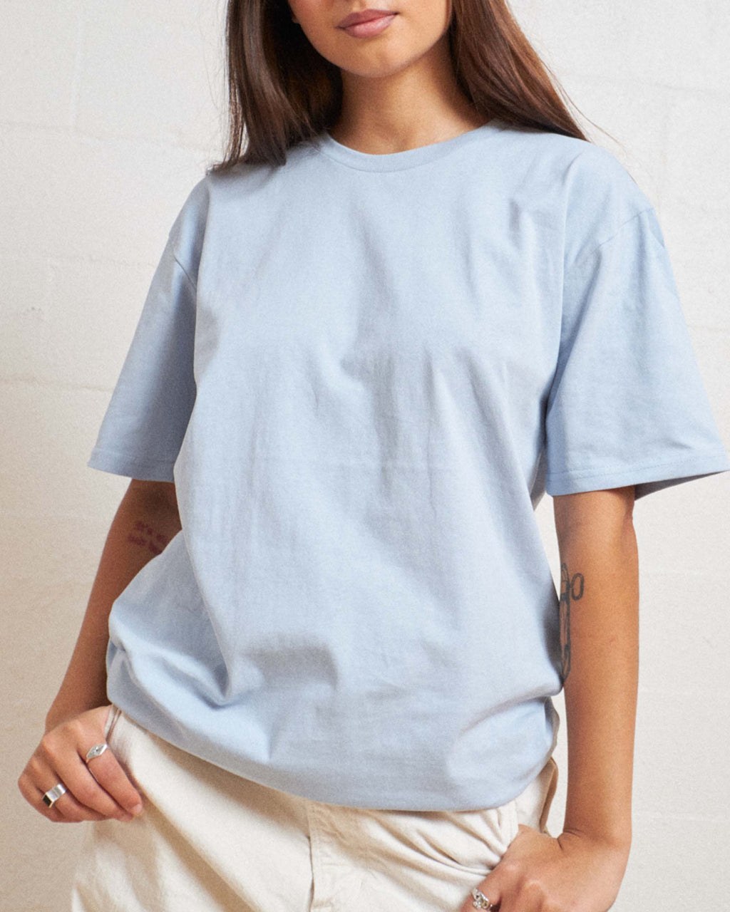 Classic Tee 5 Pack: Pale Blue, Natural, Pink, Brown, Black product image 2