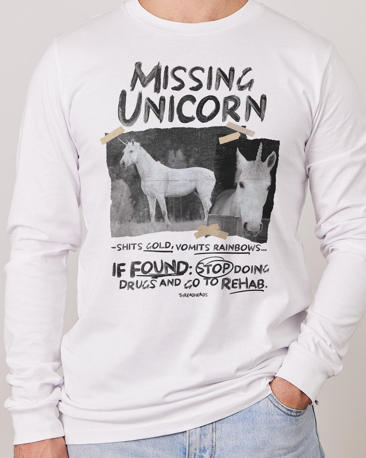 Missing Unicorn Long Sleeve