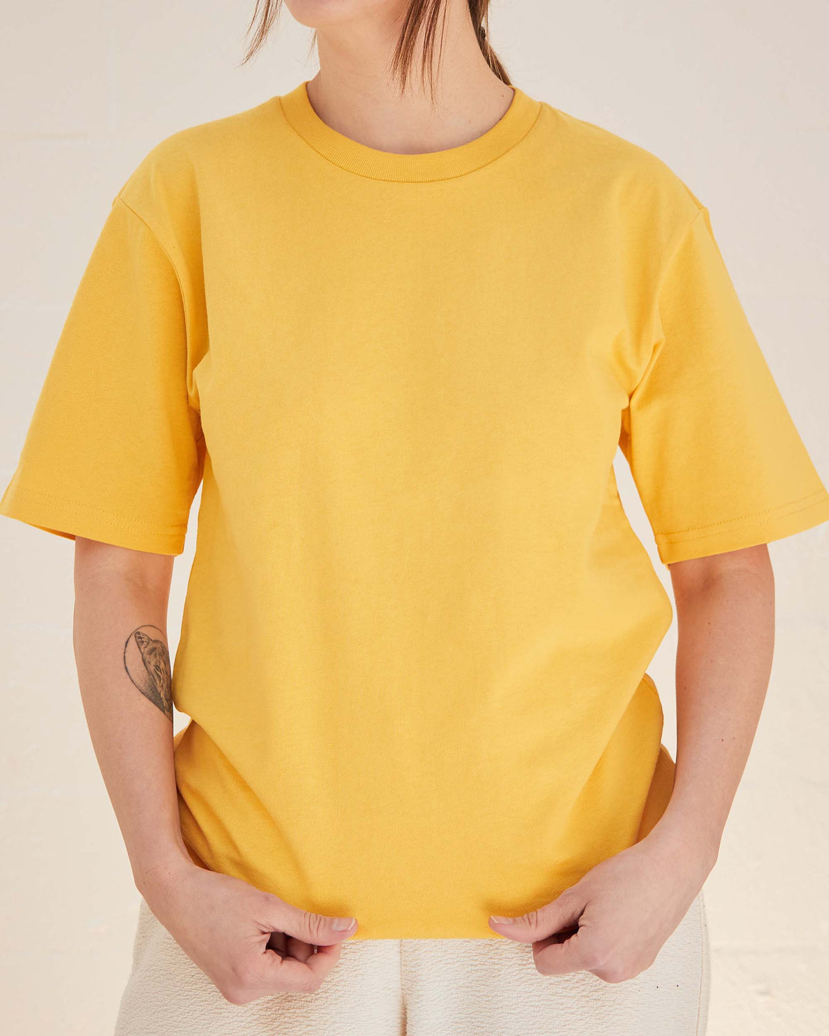 Classic Tee 5-Pack: Yellow, Pink, Natural, Pale Blue, White product image 4