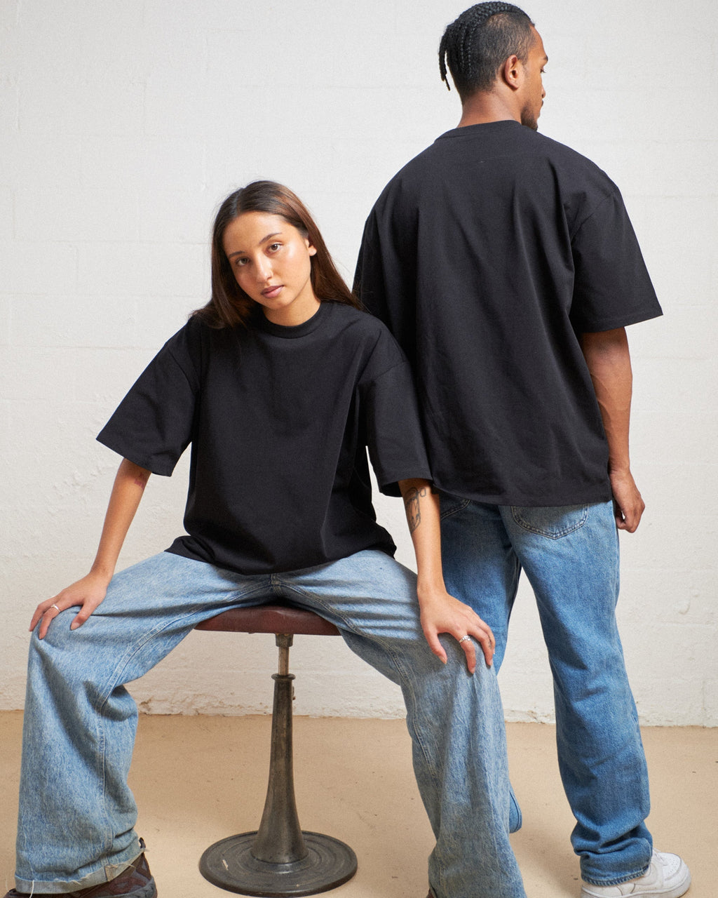 Oversized Tee 2-Pack: Black product image 4