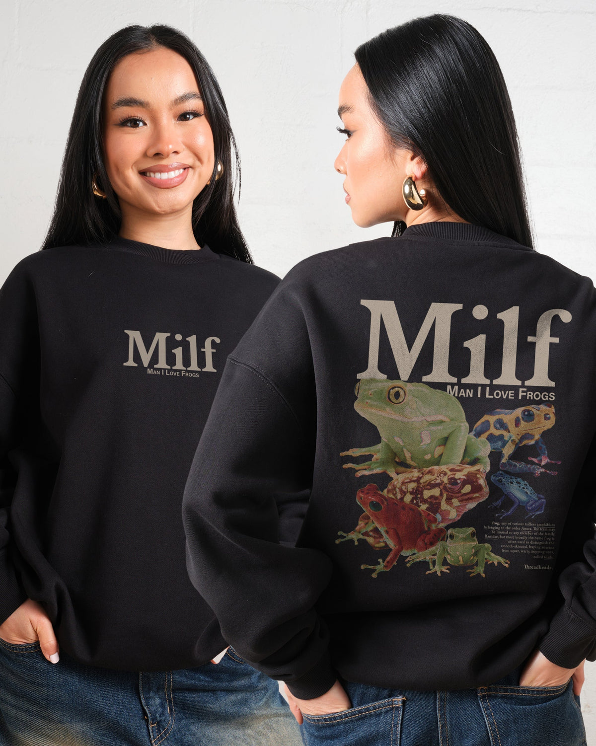 Man I Love Frogs Front and Back Sweatshirt product image 5