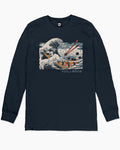 The Great Sushi Wave Long Sleeve